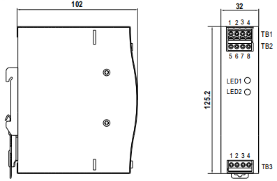 Sơ đồ cấu trúc mô-đun phụ trợ nguồn điện đường sắt SDD-24DC2-20